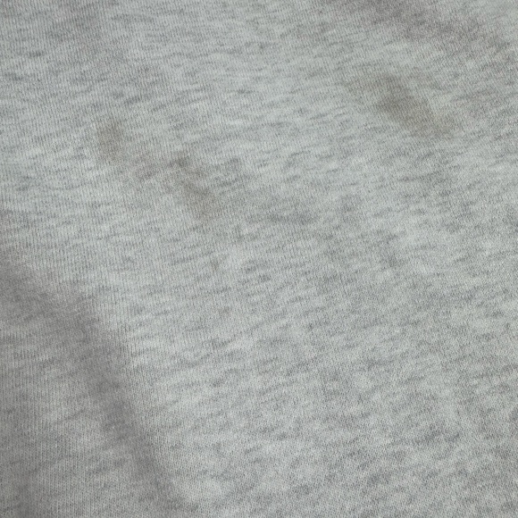 Aritzia TNA Cozy Fleece Mega Pullover Sweatshirt Sweater Heather Grey Light Knit - Picture 11 of 14